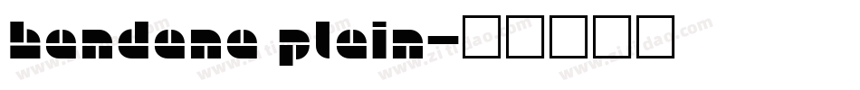 Handana Plain字体转换